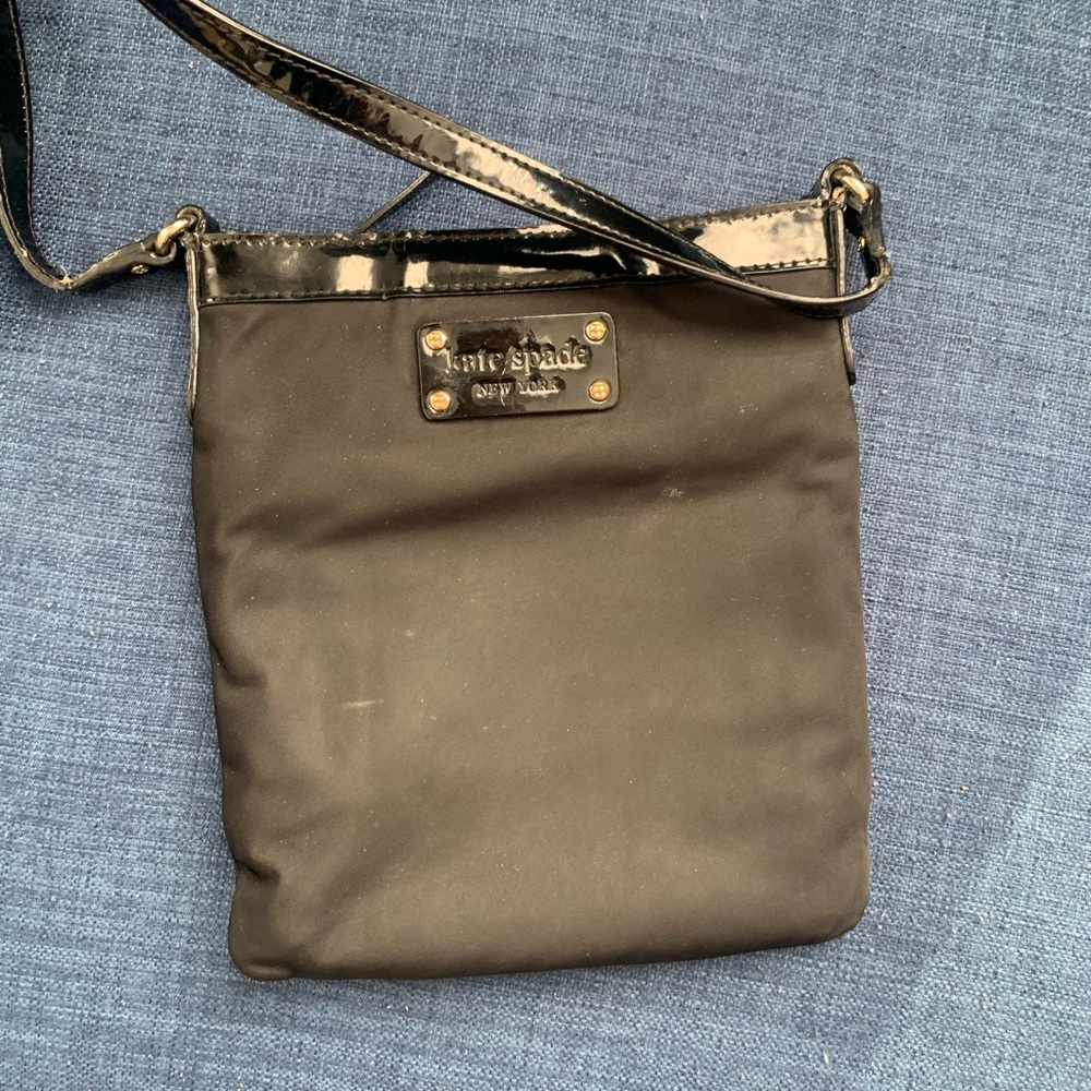 Kate Spade Black Saffiano Leather Crossbody Bag